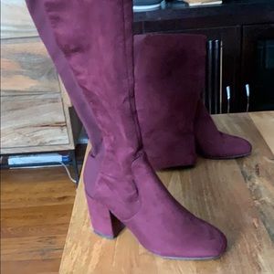 Marc Fisher Suede Knee High Boots size 6.5
